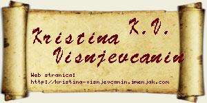 Kristina Višnjevčanin vizit kartica